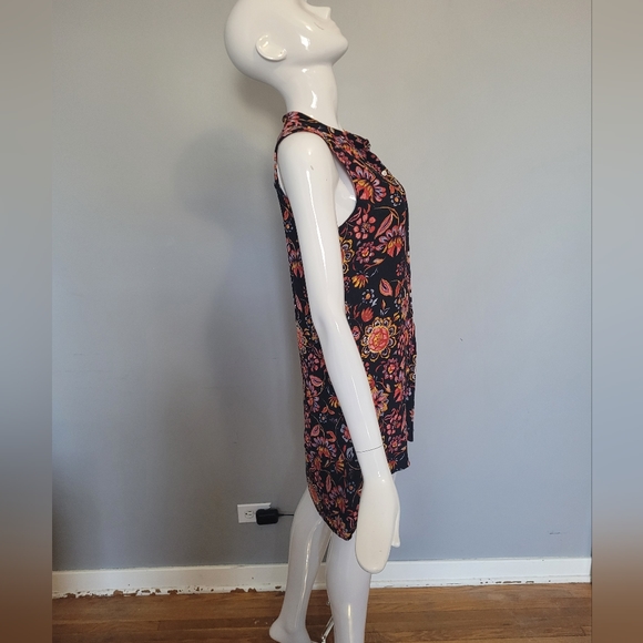 Nanette Lepore Floral High Low Mini Dress, VGUC, Size M - Picture 5 of 8
